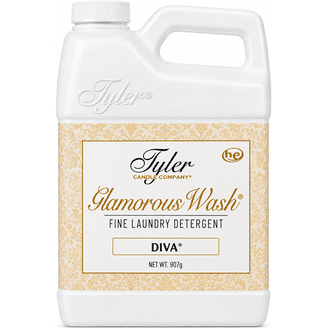 Tyler Candle Diva Glamorous Wash Liquid Laundry Detergent, 12 Loads,  32 fl oz