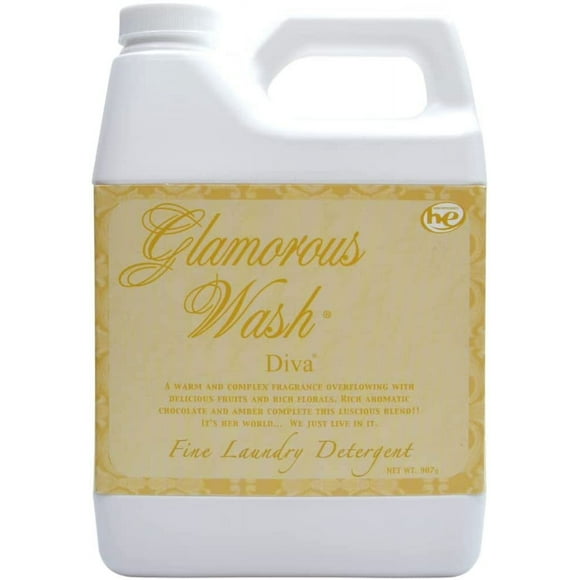 Tyler Candle Diva Glamorous Wash Liquid Laundry Detergent, 12 Loads,  32 fl oz