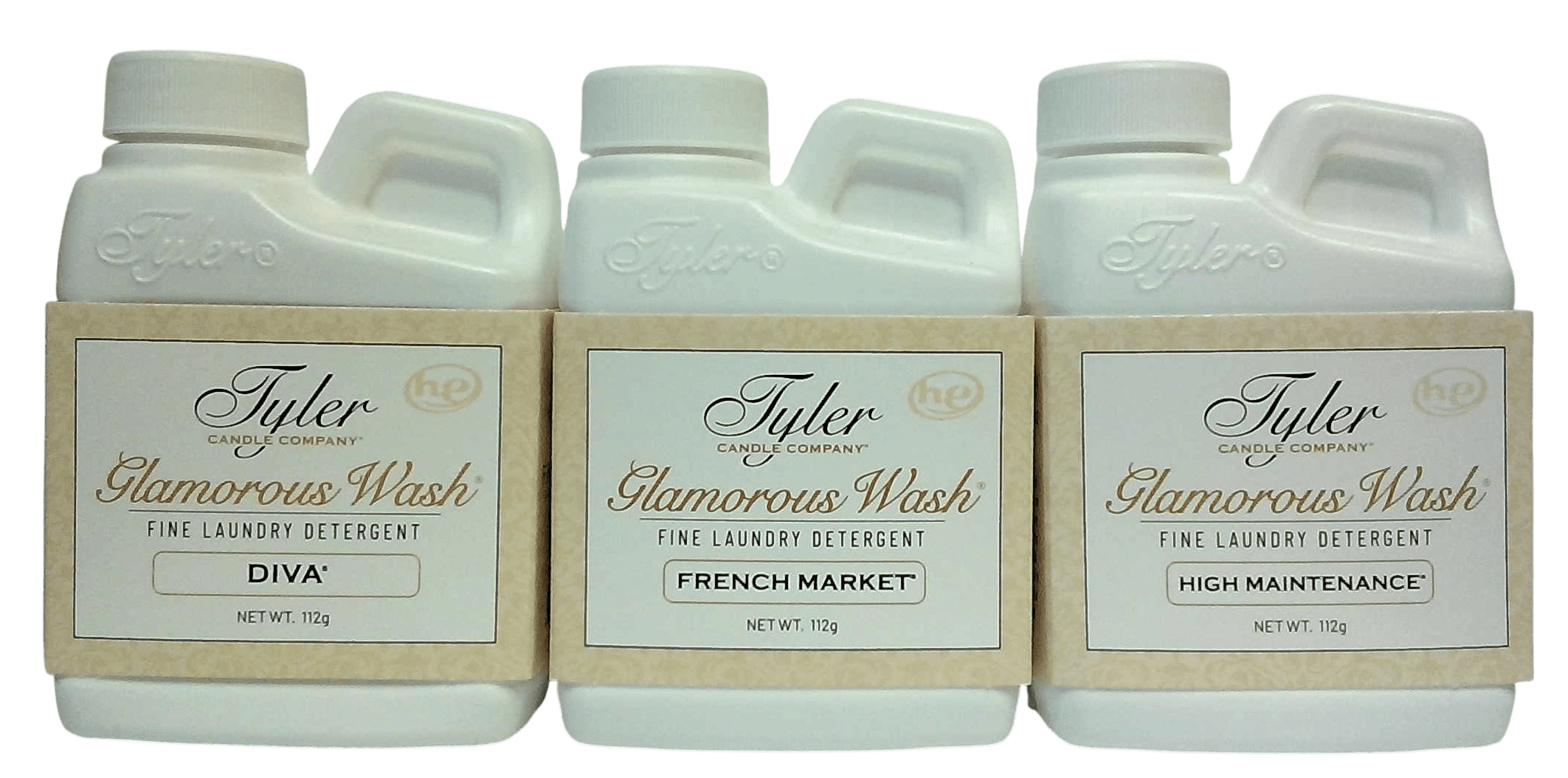 Tyler Candle Company - Glamorous Wash - Diva, French Market, High Maintenance - 112g / 4oz