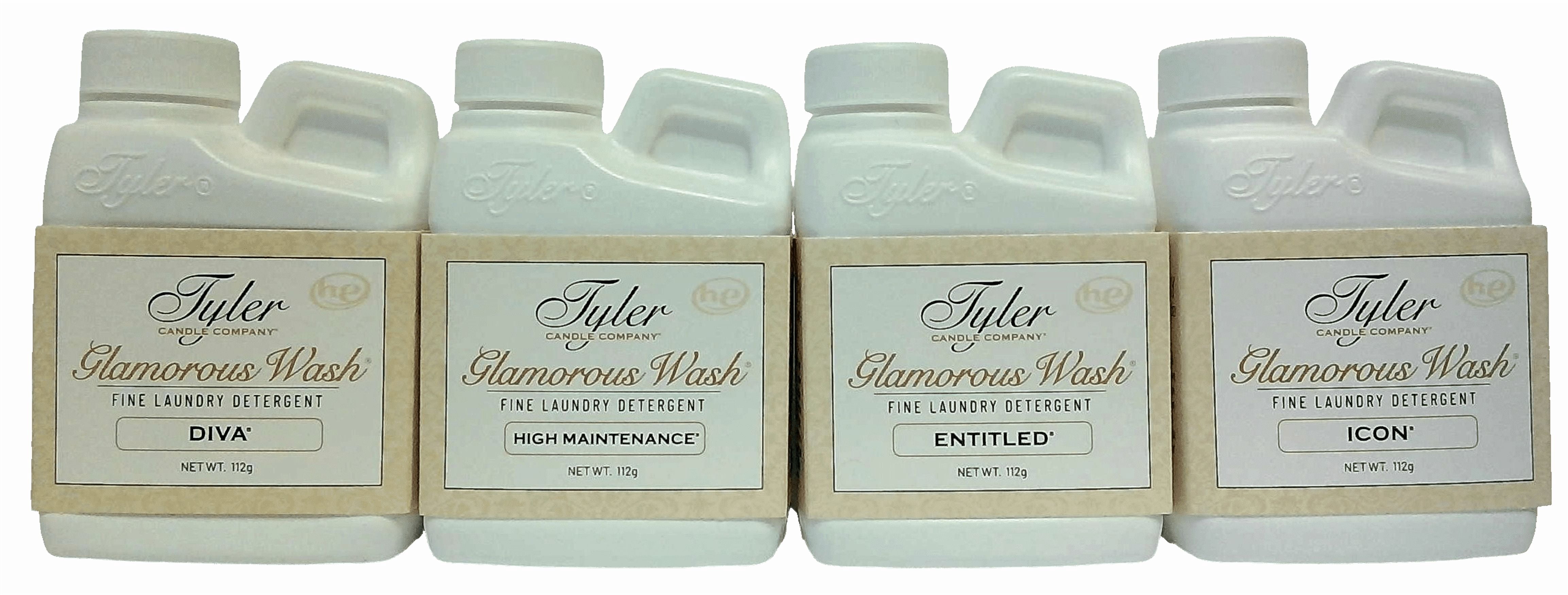 Tyler Candle Company - Glamorous Wash - Diva, High Maintenance, Entitled, Icon - 112g / 4oz