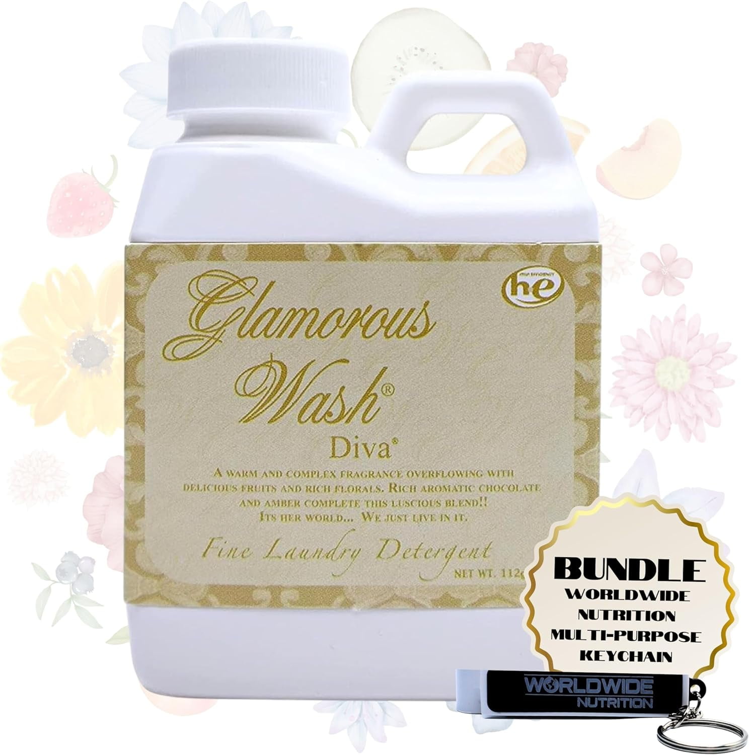 Tyler Candle Company Glamorous Wash Diva Laundry Liquid Detergent 1