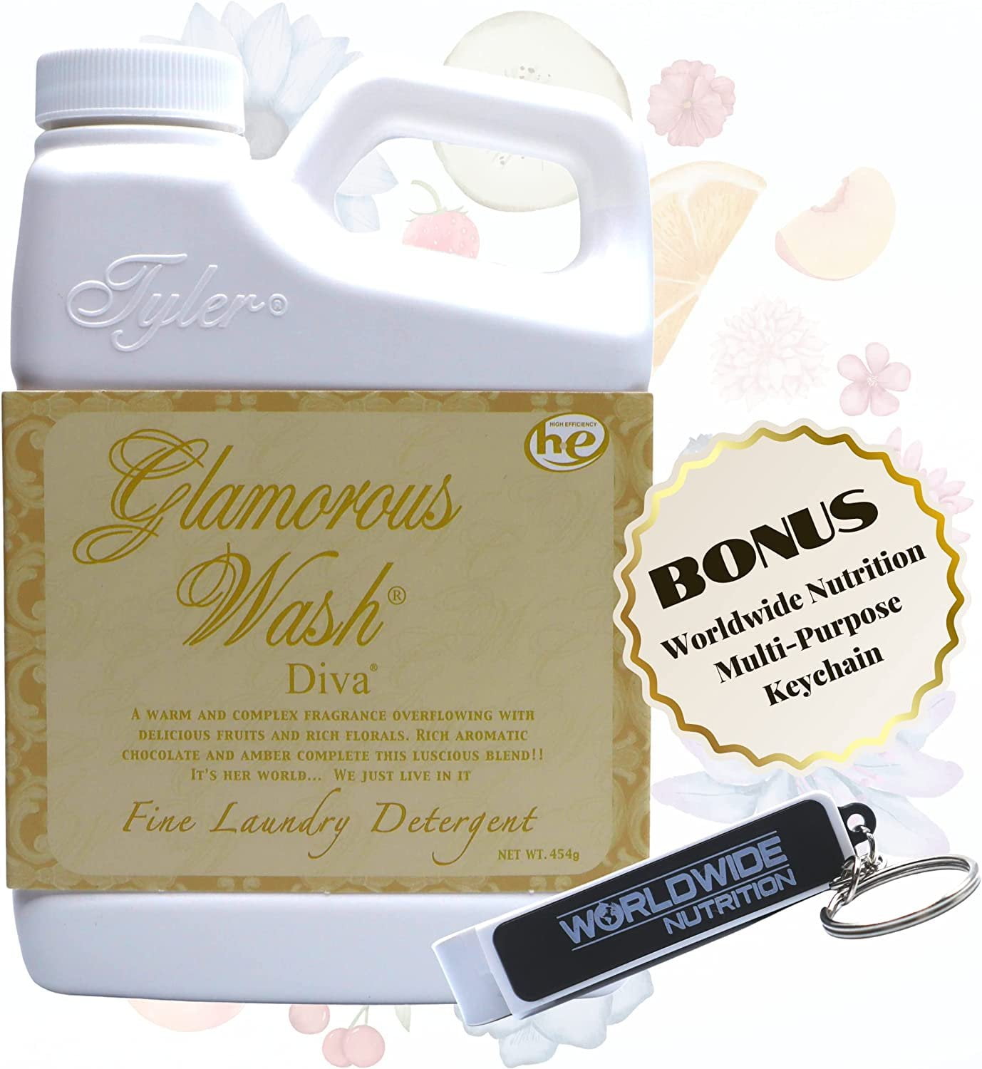 Tyler Candle Company Glamorous Wash Diva Scent Fine Laundry Detergent