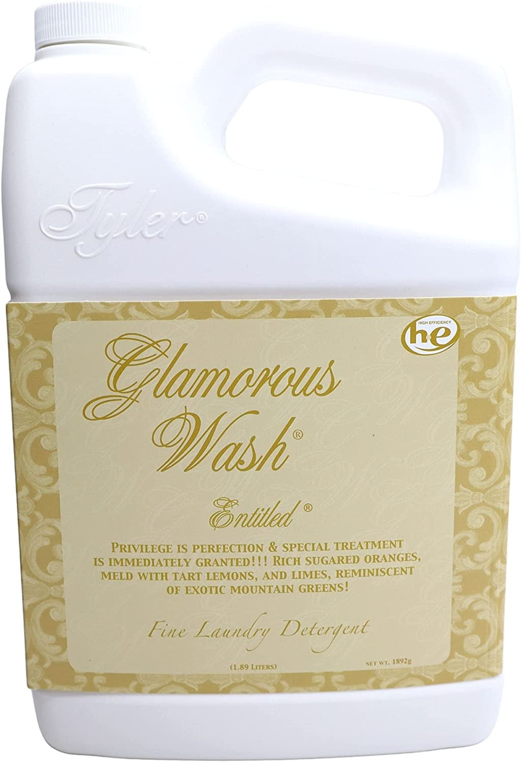 Tyler Candle Company Glamorous Wash Entitled Fine Laundry Detergent