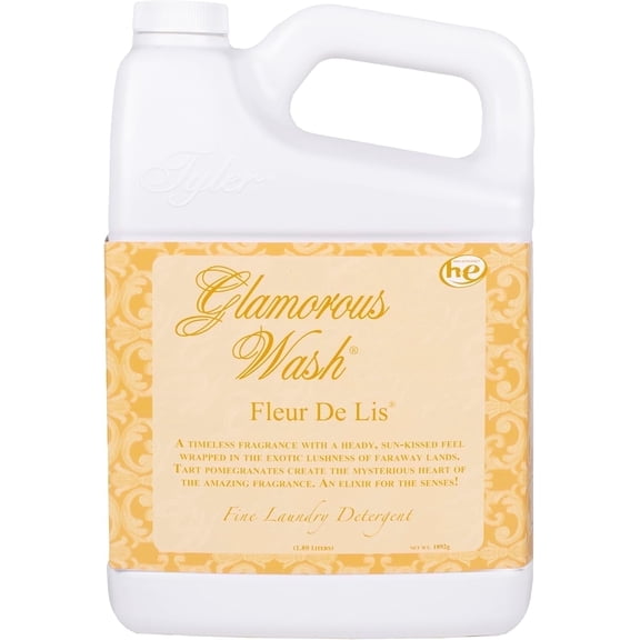 Tyler Candle Fleur de Lis, Glamorous Wash Liquid Laundry Detergent, 24 Loads, 64 fl oz