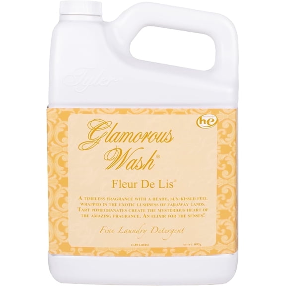 Tyler Candle Fleur de Lis, Glamorous Wash Liquid Laundry Detergent, 24 Loads, 64 fl oz