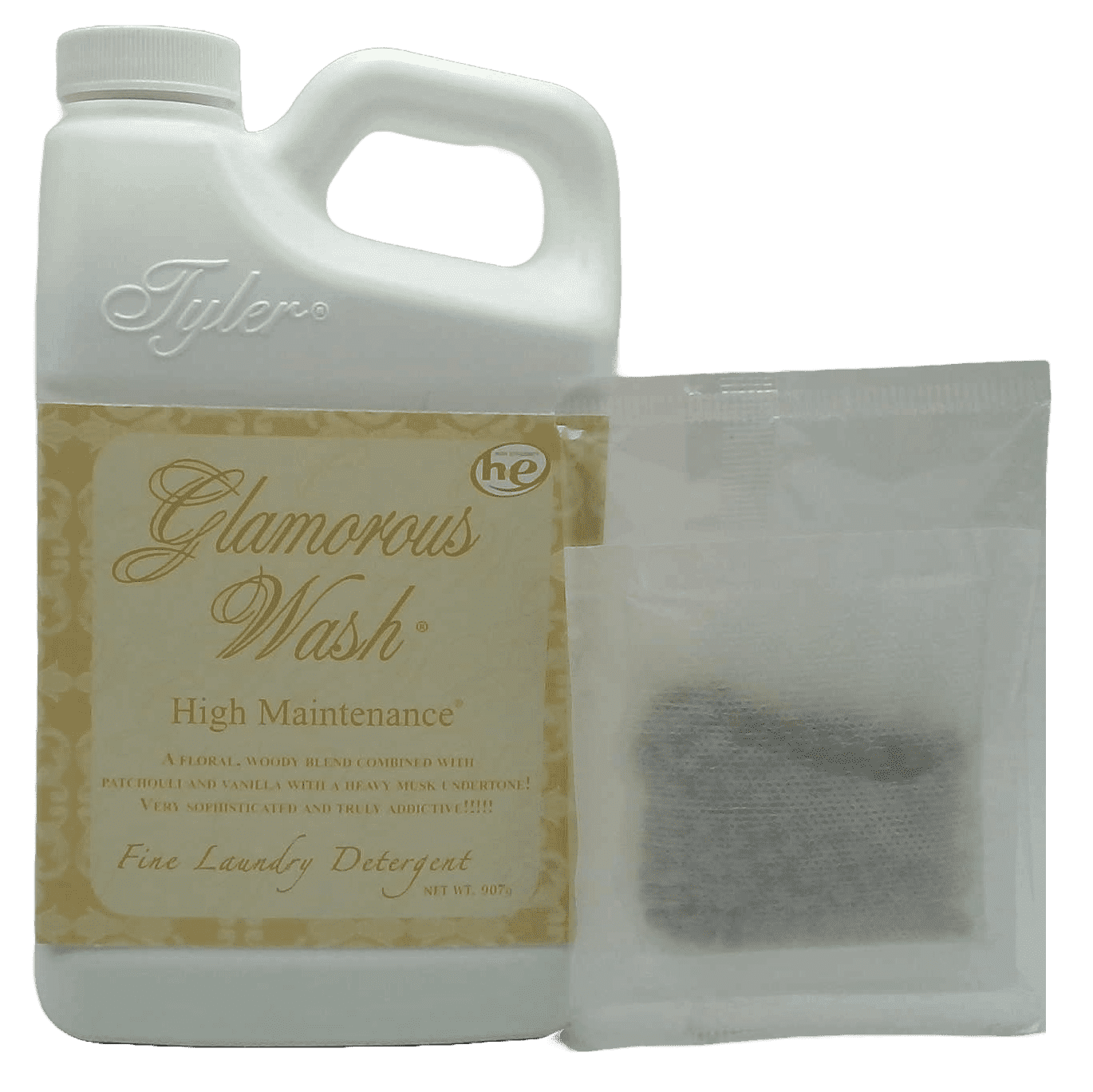 Tyler Candle Company - Glamorous Wash - High Maintenance - 1.89L / 64oz - with sachet pouch
