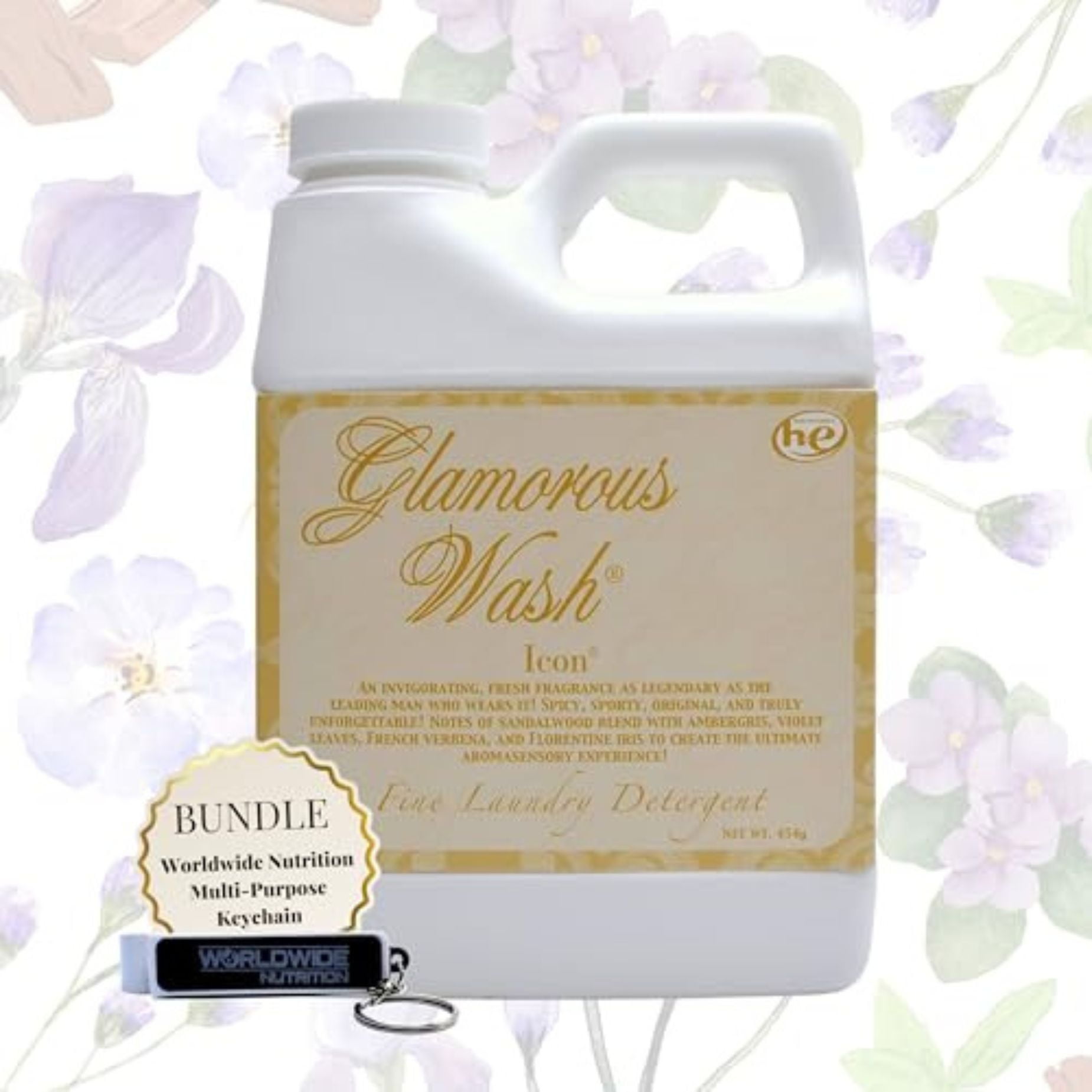 Tyler Candle Company Glamorous Wash Icon Laundry Liquid Detergent