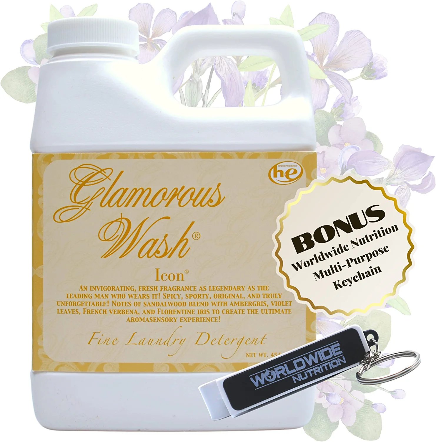 Tyler Candle Company Glamorous Wash Icon Scent Fine Laundry Detergent