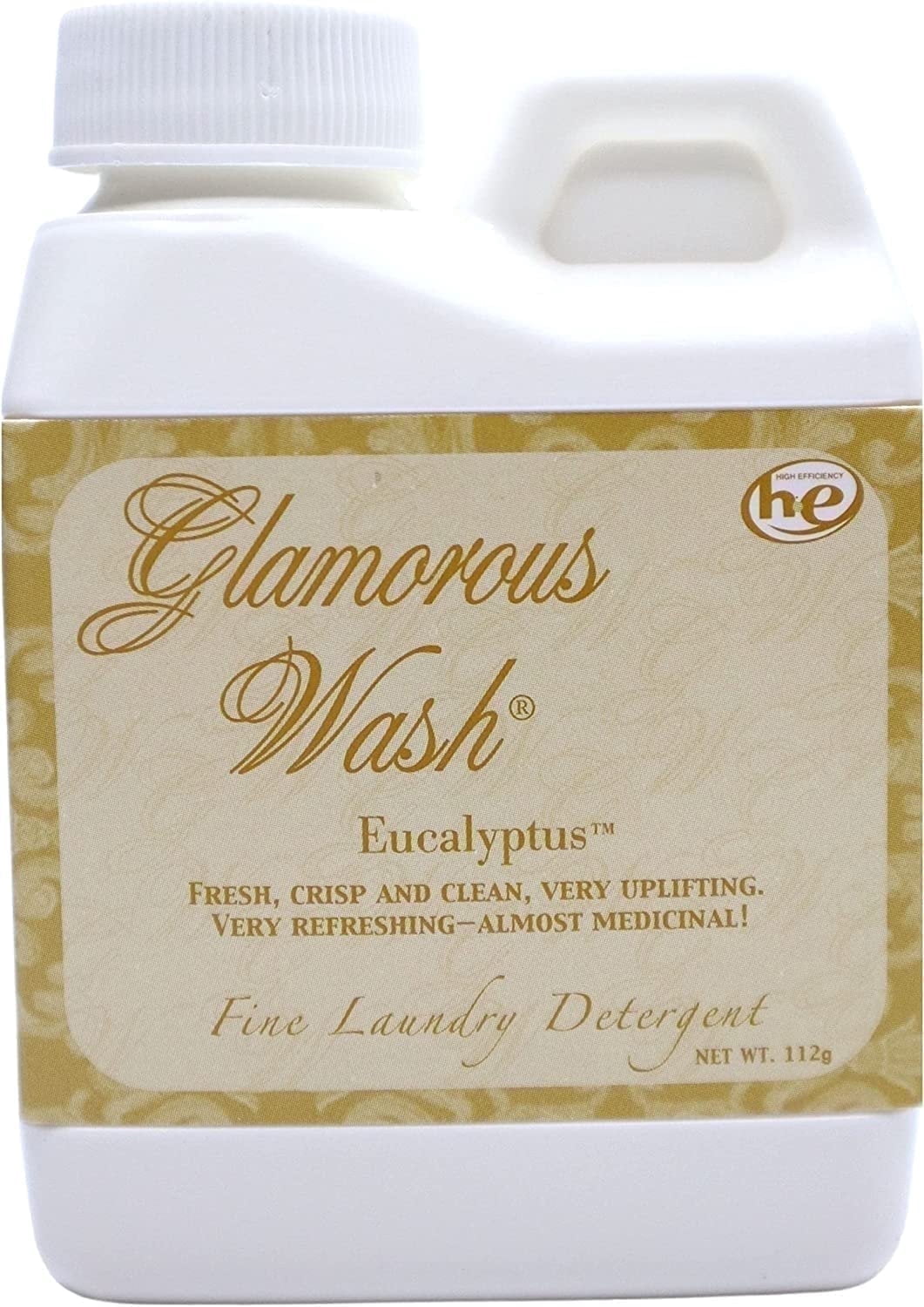 Tyler –  Glamorous Wash – Fine Laundry Detergent – Eucalyptus Scent – Liquid – High Efficiency – 4 fl oz Bottle