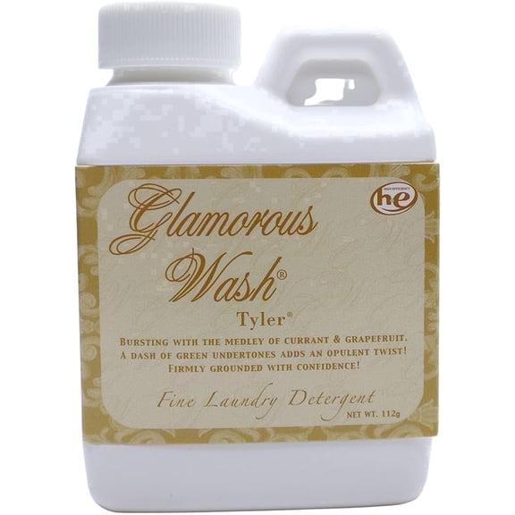 Tyler  Glamorous Wash  Laundry Detergent  Tyler Scent  Liquid for Delicates and Everyday Use  4 fl oz