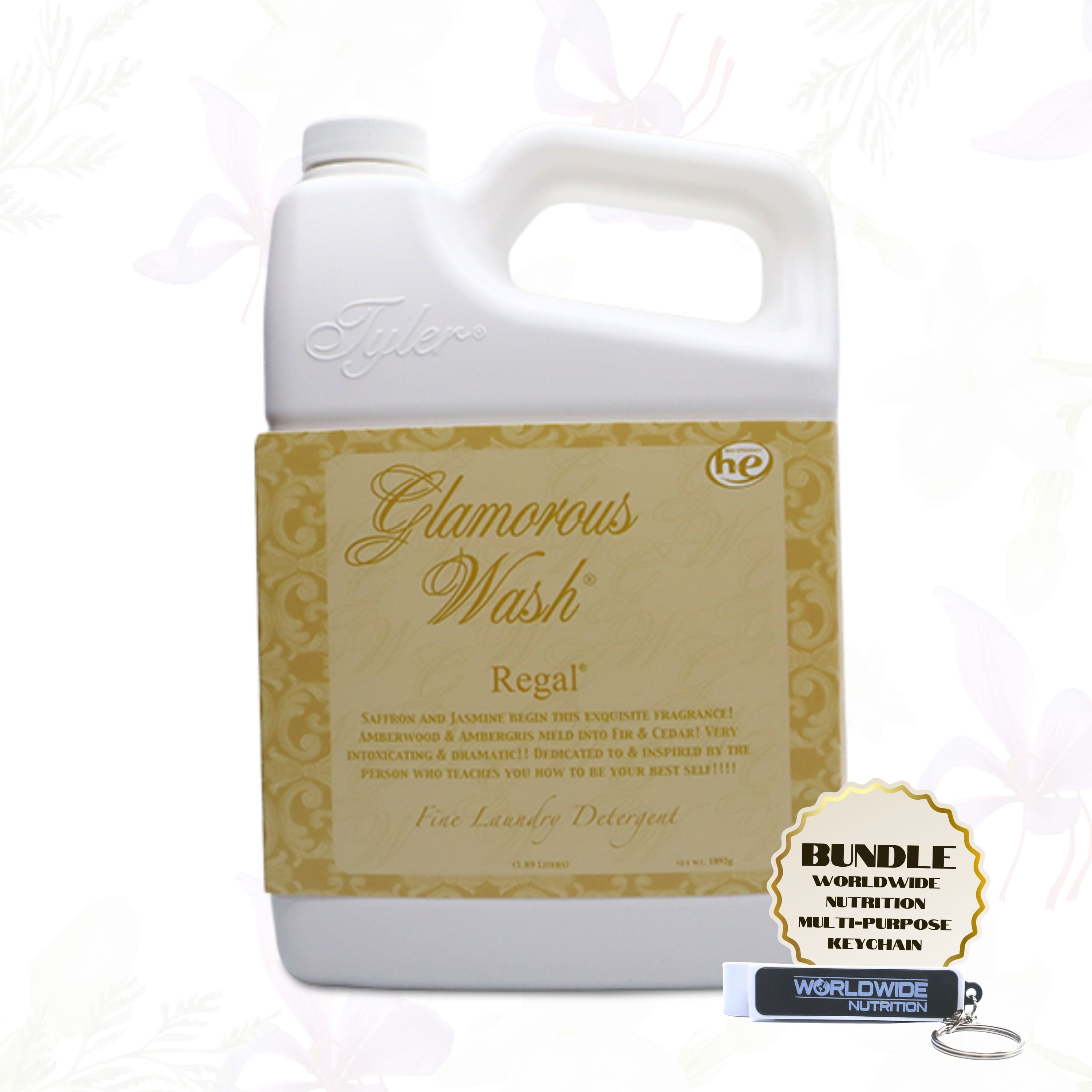 Tyler Candle Company Glamorous Wash Regal Scent Laundry Liquid