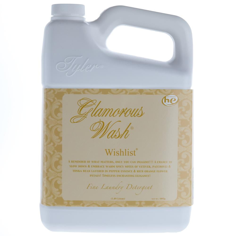 Tyler Candle Wishlist Glamorous Wash Liquid Laundry Detergent, 24 Loads, 64 fl oz