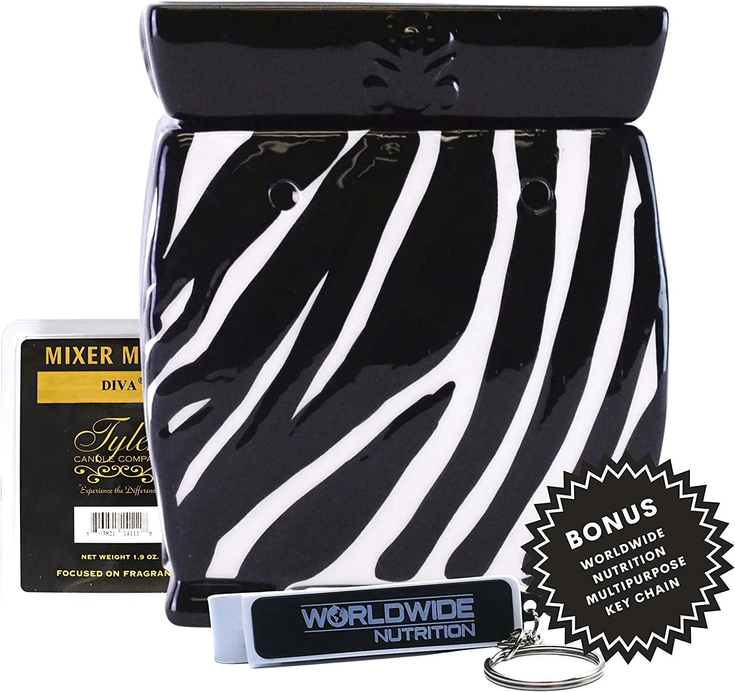 Tyler Candle Company Grandeur Zebra Fragrance Wax Warmer Candle Wax