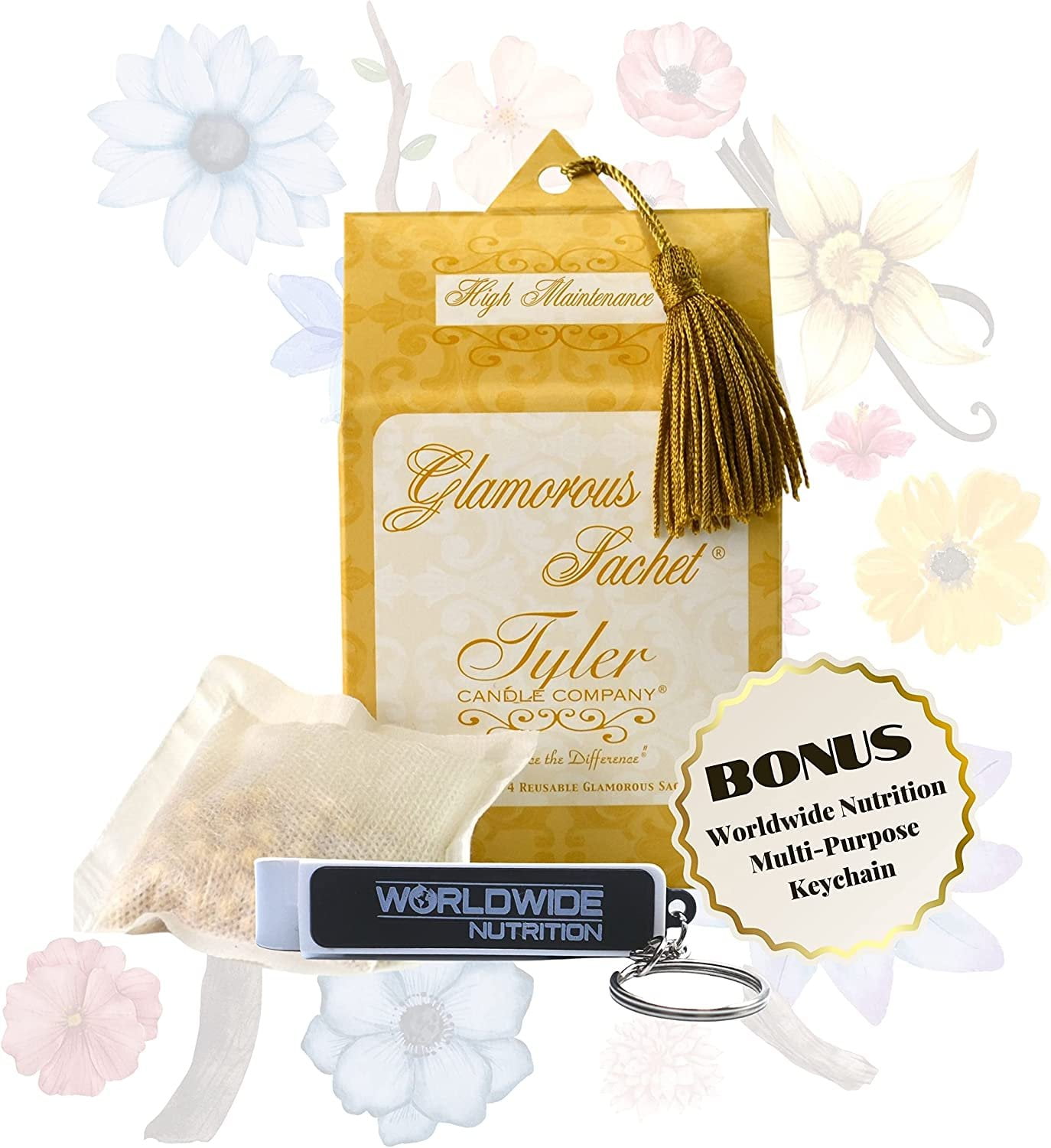 Tyler Candle Company High Maintenance Dryer Sheet Sachets Glamorous