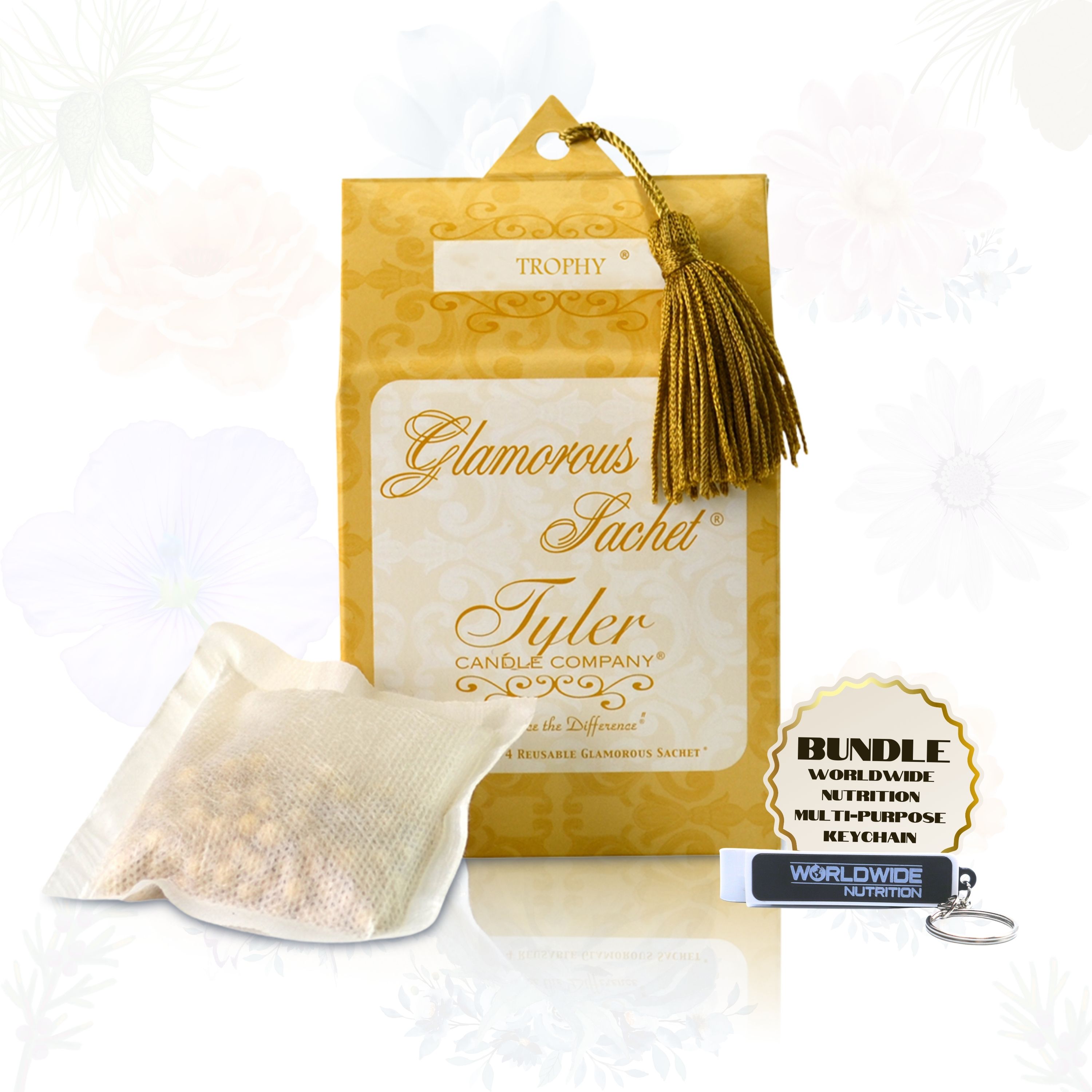 Tyler Candle Diva Scent Sachet Pack Of 4 - For Dryer, Home, Drawer & Car Freshness