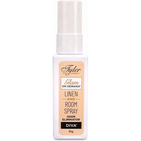 Tyler Candle Company Diva Fabric & Room Spray, Glam on Demand, 1.2 oz (34g), Air Freshener for Home & Travel