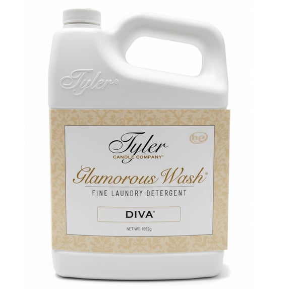 Tyler Candle Diva Glamorous Wash Liquid Laundry Detergent, 24 Loads, 64 fl oz