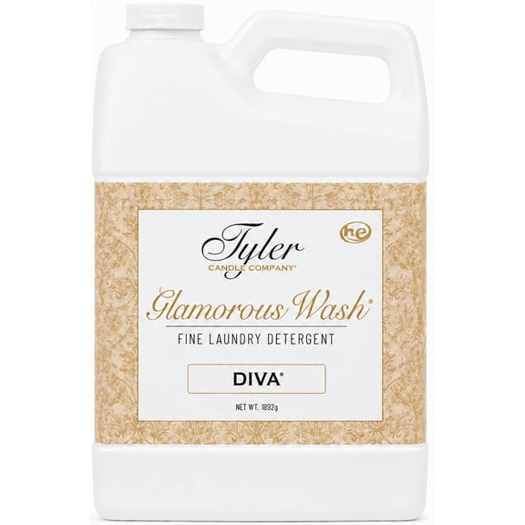 Tyler Candle Diva Glamorous Wash Liquid Laundry Detergent, 24 Loads, 64 fl oz