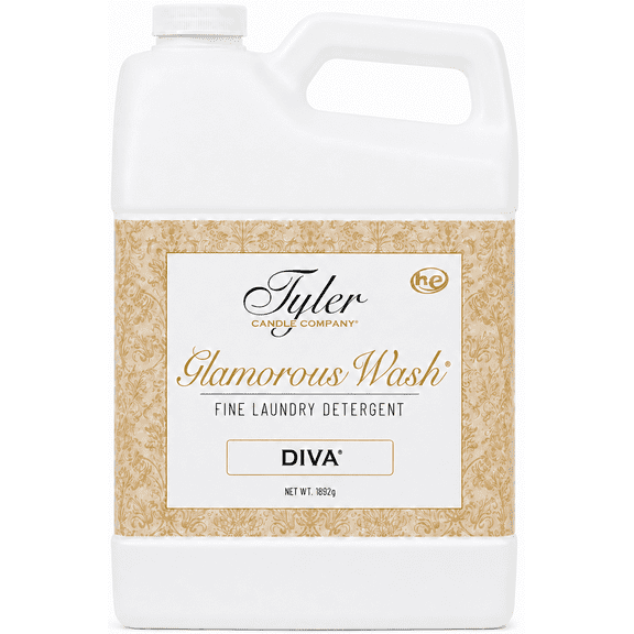 Tyler Candle Diva Glamorous Wash Liquid Laundry Detergent, 24 Loads, 64 fl oz