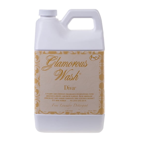 Tyler Candle Diva Glamorous Wash Liquid Laundry Detergent, 24 Loads, 64 fl oz