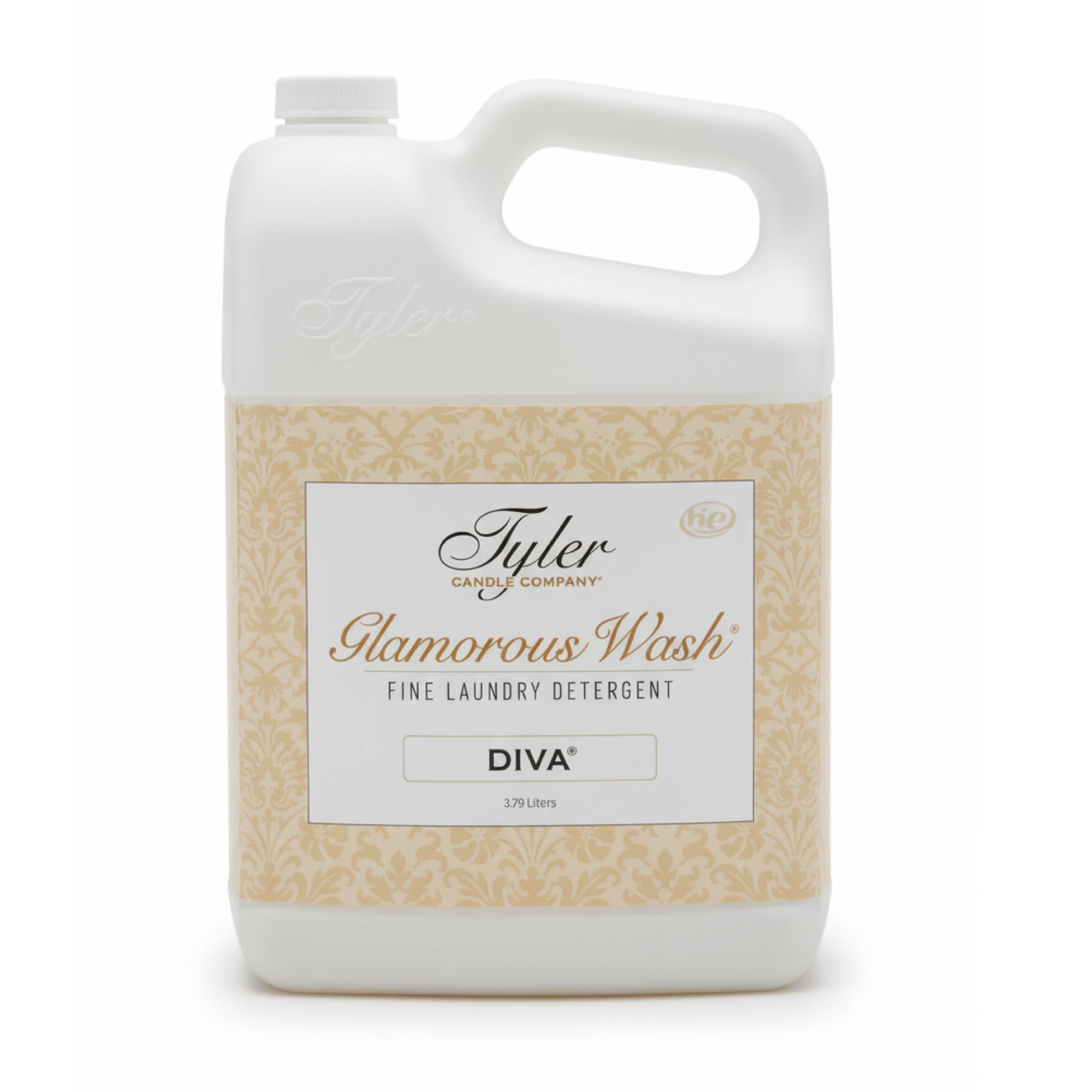 Tyler Candle Diva Glamorous Wash Liquid Laundry Detergent, 48 Loads, 128 fl oz