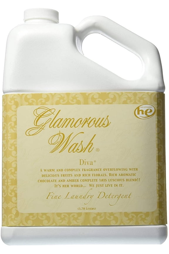 Diva Glamorous Wash Liquid Laundry Detergent, 48 Loads, 128 fl oz