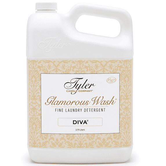 Tyler Candle Diva Glamorous Wash Liquid Laundry Detergent, 48 Loads, 128 fl oz