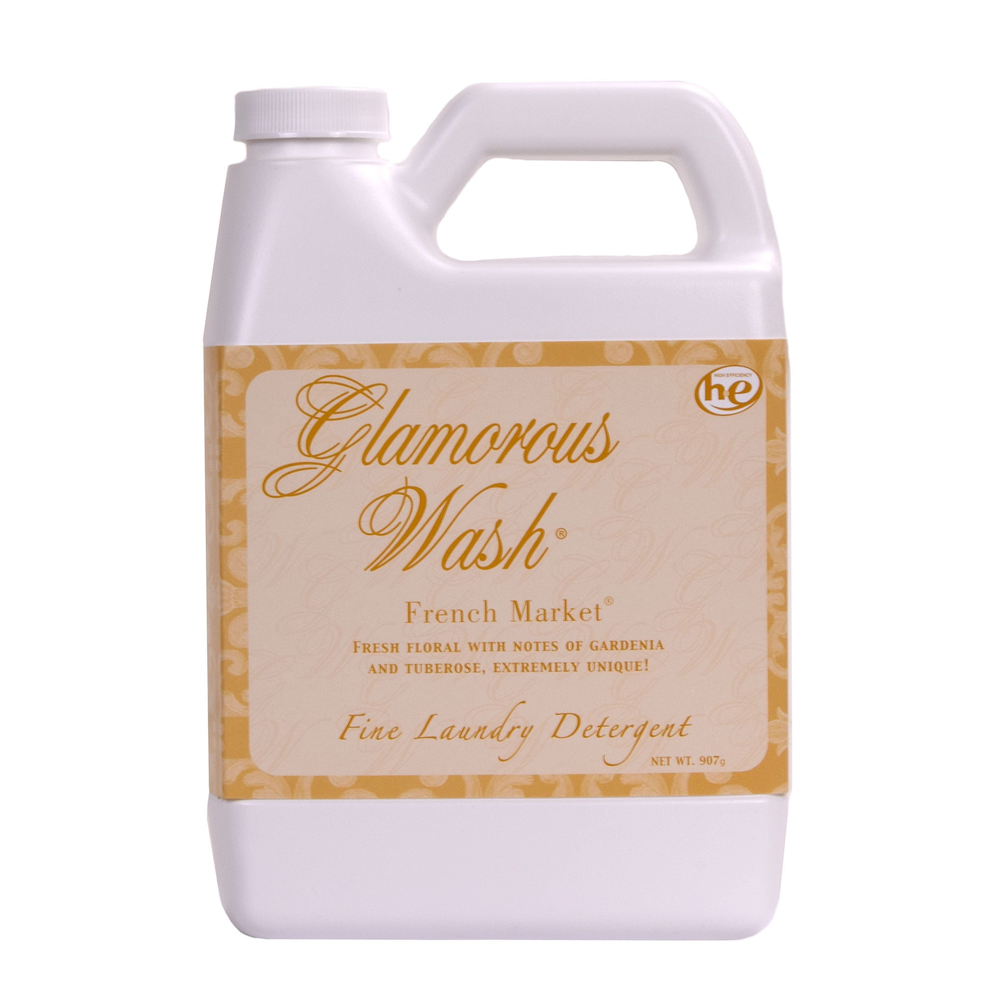 Tyler Candles Glamorous Wash French Market Detergent - 32oz, Glam Laundry, Fresh Floral Fragrance
