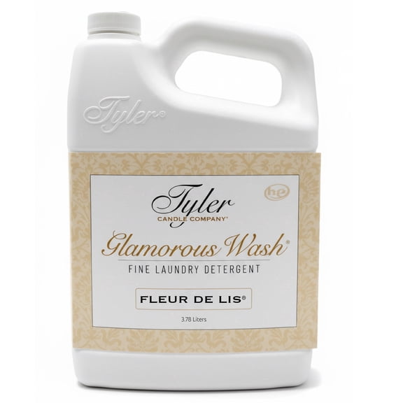 Tyler Candle Fleur De Lis Glamorous Wash Liquid Laundry Detergent, 48 Loads, 128 fl oz