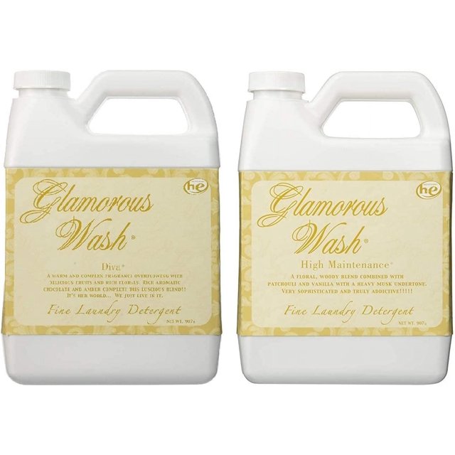 Tyler Candle Glamorous Wash Laundry Detergent Diva and High Maintenance 32oz Bundle