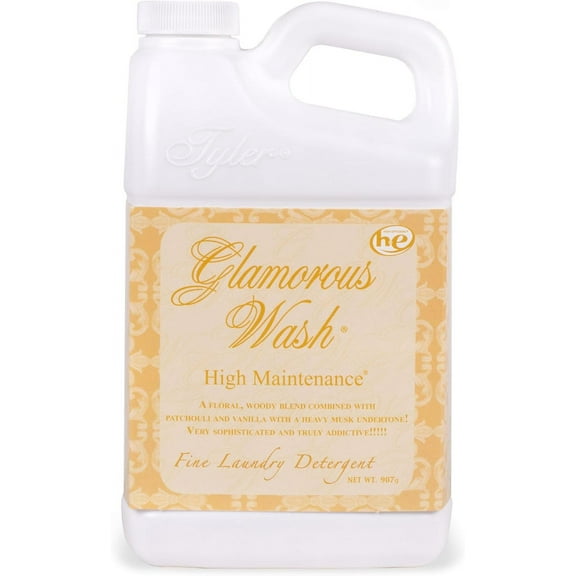 Tyler Candle High Maintenance Glamorous Wash Liquid Laundry Detergent, 12 Loads, 32 fl oz