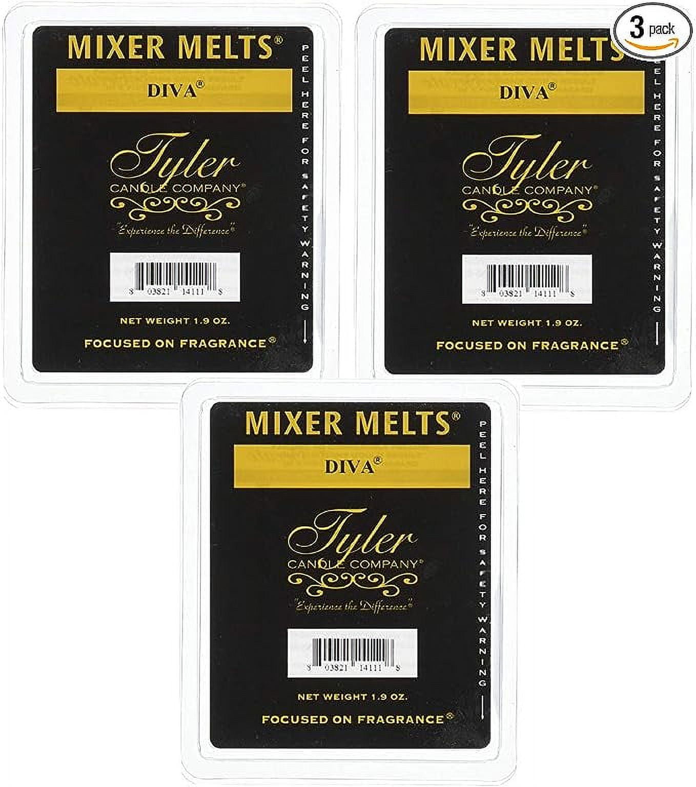 Worldwide Nutrition Bundle, 2 Items: Tyler Diva Scent Wax Melts - Soy Wax  Tyler Diva Wax Melts Scented Mixer Melts for Wax Warmer - Pack of 4, 6 Bars