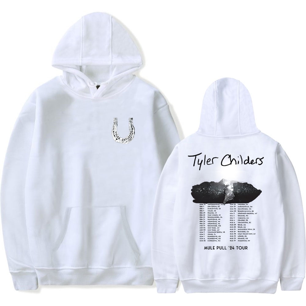 Tyler Childers 2024 Mule Pull Tour Rustin' In The Rain Merch Hoodies Classic Long Sleeve