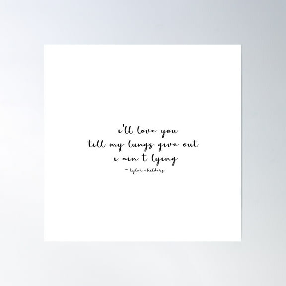 Tyler Childers All Your'N Poster Wall Art, Modern Wall Decor For Living Room Bedroom, 8x12 UNFRAMED