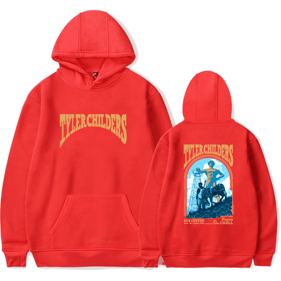 Tyler Childers Merch Hoodie Mule Pull Tour 2024 Tulsa Numbered Hoodies Casual Streetwear Men Women Pullover Long Sleeves
