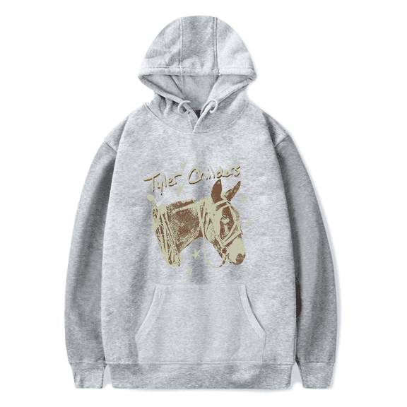 Tyler Childers Merch Hoodie Natural Mule Pull Tour 2024 Hoodies Classic Long Sleeve Men Women Clothes