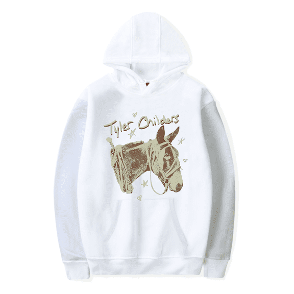 Tyler Childers Merch Hoodie Natural Mule Pull Tour 2024 Hoodies Classic Long Sleeve Men Women Clothess