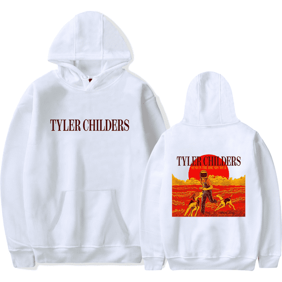 Tyler Childers Merch Hoodie Send in the Hound Tour Music Unisex Casual Long Sleeve Pullover Sweatshirt