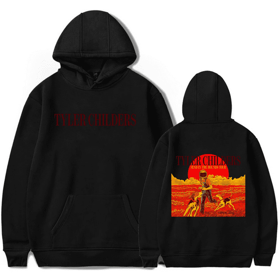 Tyler Childers Merch Hoodie Send in the Hound Tour Music Unisex Casual Long Sleeve Pullover Sweatshirt