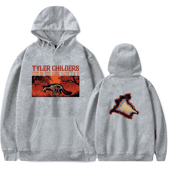 Tyler Childers Merch Live on Red Barn Radio Unisex Long Sleeve Hoodie Retro Casual Sportswear Breathable Fabric