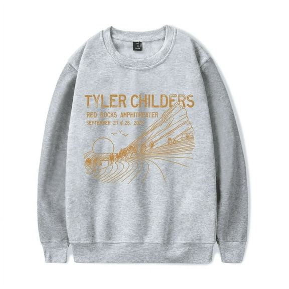 Tyler Childers Merch Long Sleeve Crewneck Rock and Roll Sweatshirt Band Merch Men Women Streetwear Hoodies
