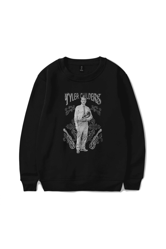 Tyler Childers Merch Long Sleeve Sweatshirt Hoodie Long Violent History Crewneck Longsleeves Men Women Country Style Clothes