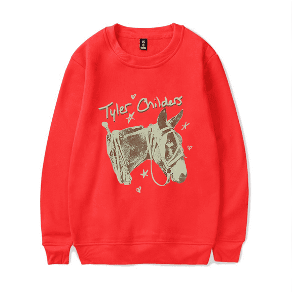 Tyler Childers Merch Sweatshirt Hoodie Natural Mule Pull Tour 2024 Classic Long Sleeve Men Women Clothe