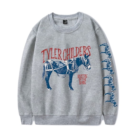 Tyler Childers Merch Rustin' Natural Crewncek Sweatshirt Merch Casual Sweatshirt Unisex Clothing