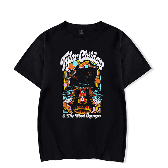 Tyler Childers Merch T Shirt Gemini T-Shirt 2024 Tour Merch 90s Vintage Short Sleeve For Fans Men Women Top Tee