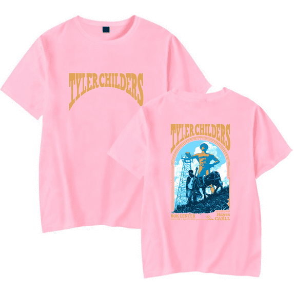 Tyler Childers Merch T Shirt Mule Pull Tour 2024 Tulsa Numbered T-Shirt For Fans Women Men Short Sleeve Top Tees