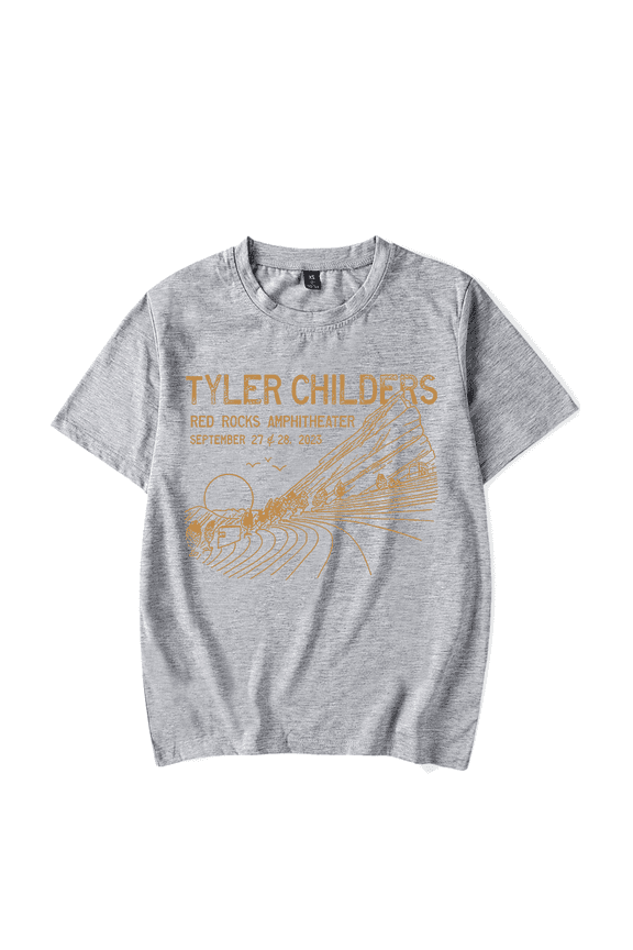 Tyler Childers Merch T Shirt Rock T-Shirt Vintage Short Sleeve For Fans Men Women Top Tee
