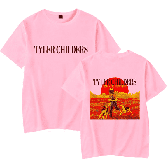 Tyler Childers Merch Tee Send in the Hound Tour Music T shirt Unisex Casual Short Sleeve Tshirt