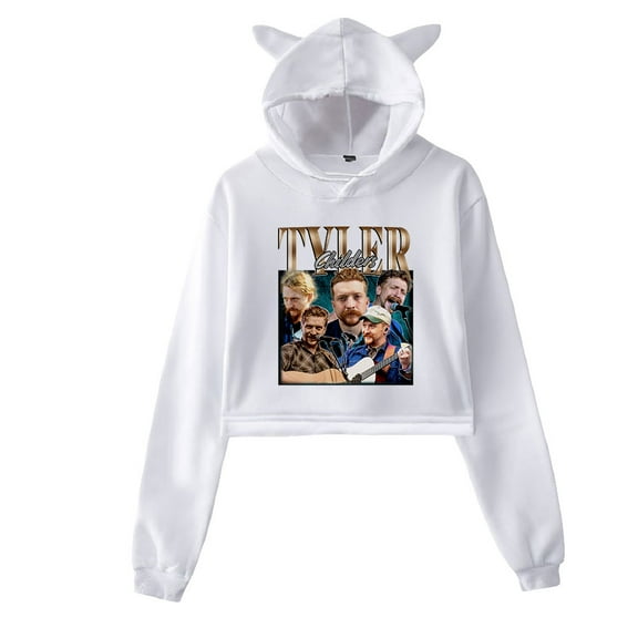 Tyler Childers Music Cat Ear Hoodie Man/Woman Sweatshirts Long-Sleeved TopHarajuku