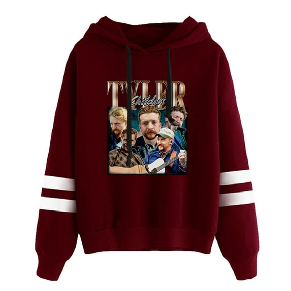 Tyler Childers Music Pocketless Parallel Bars Sleeve Sweatshirt Hip Hop Long-Sleeved Top